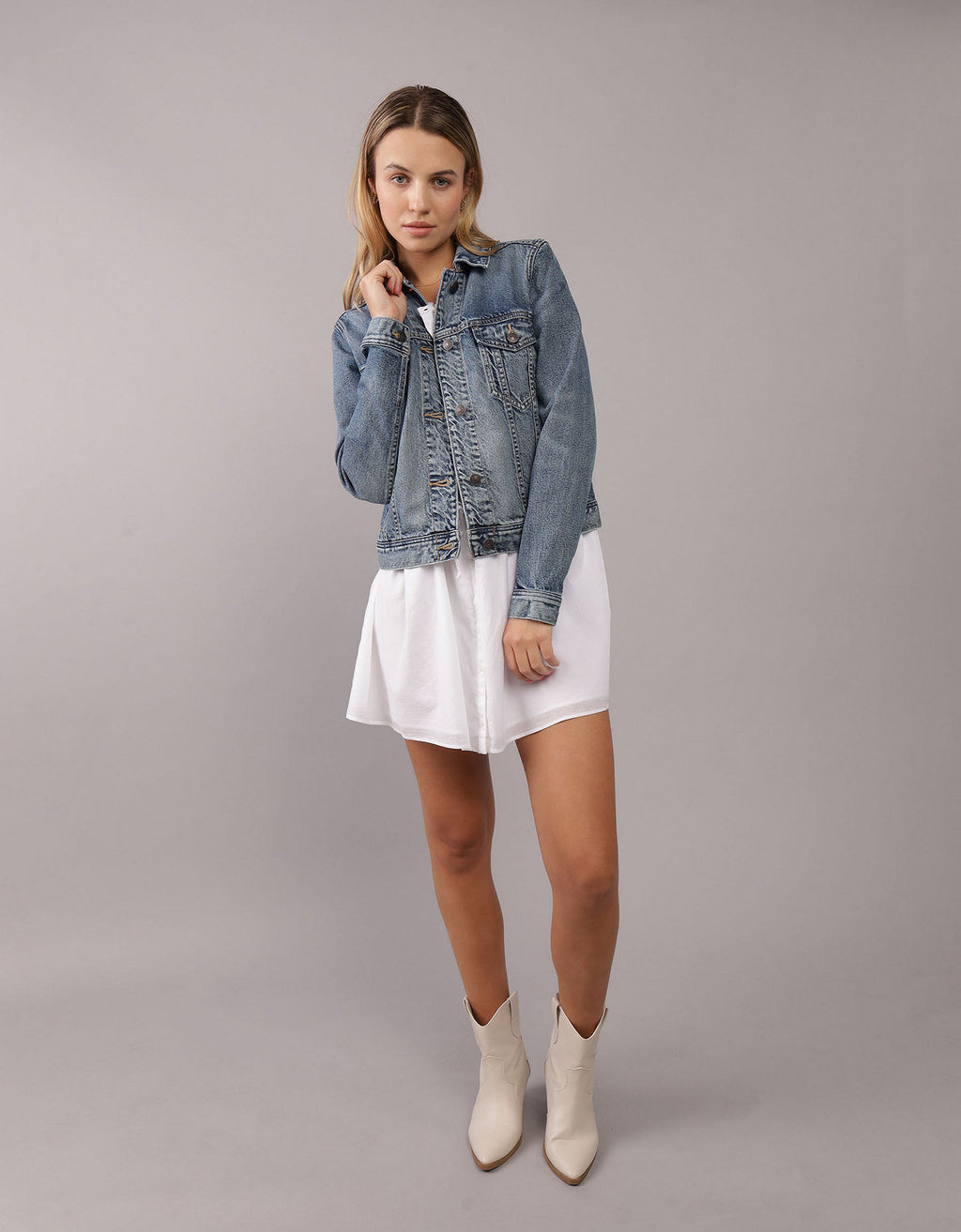 Chaqueta Denim Clásica Mujer AE - Generico 0381_3517_936_of