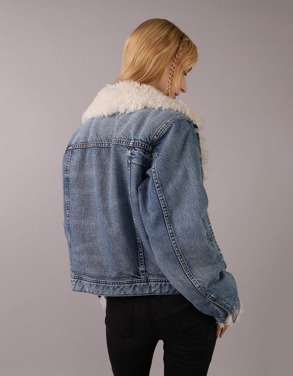 Chaqueta en Denim de Sherpa Ae - Generico