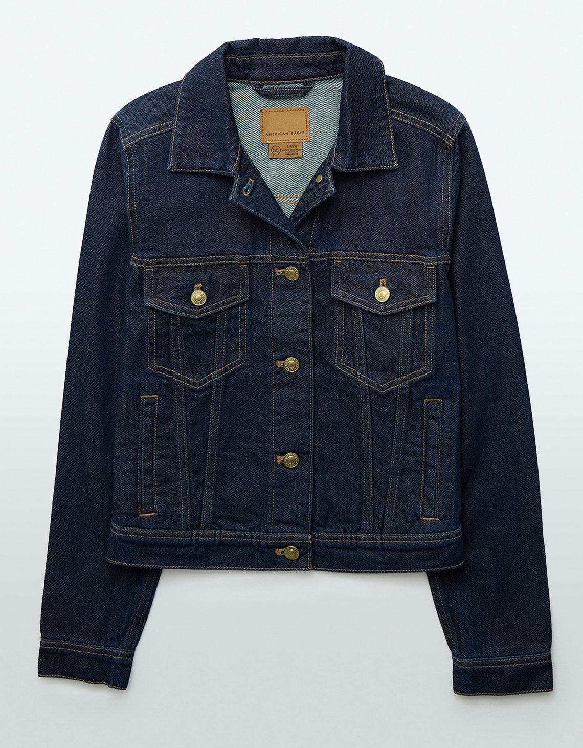 Chaqueta Clásica en Denim para Mujer - Azul 0381_3629_532_f