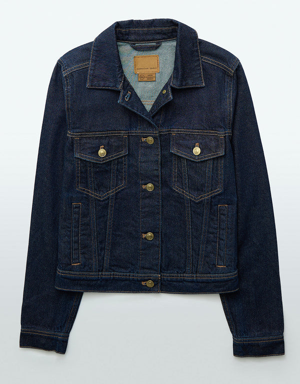Chaqueta Clásica en Denim para Mujer - Azul