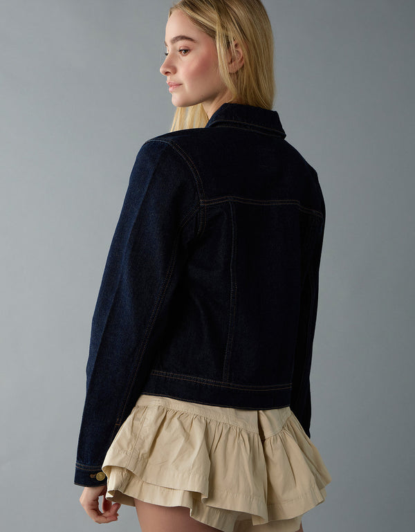 Chaqueta Clásica en Denim para Mujer - Azul