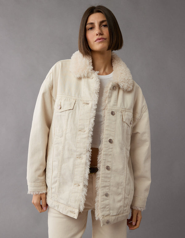 Chaqueta en denim de mujer AE - Generico