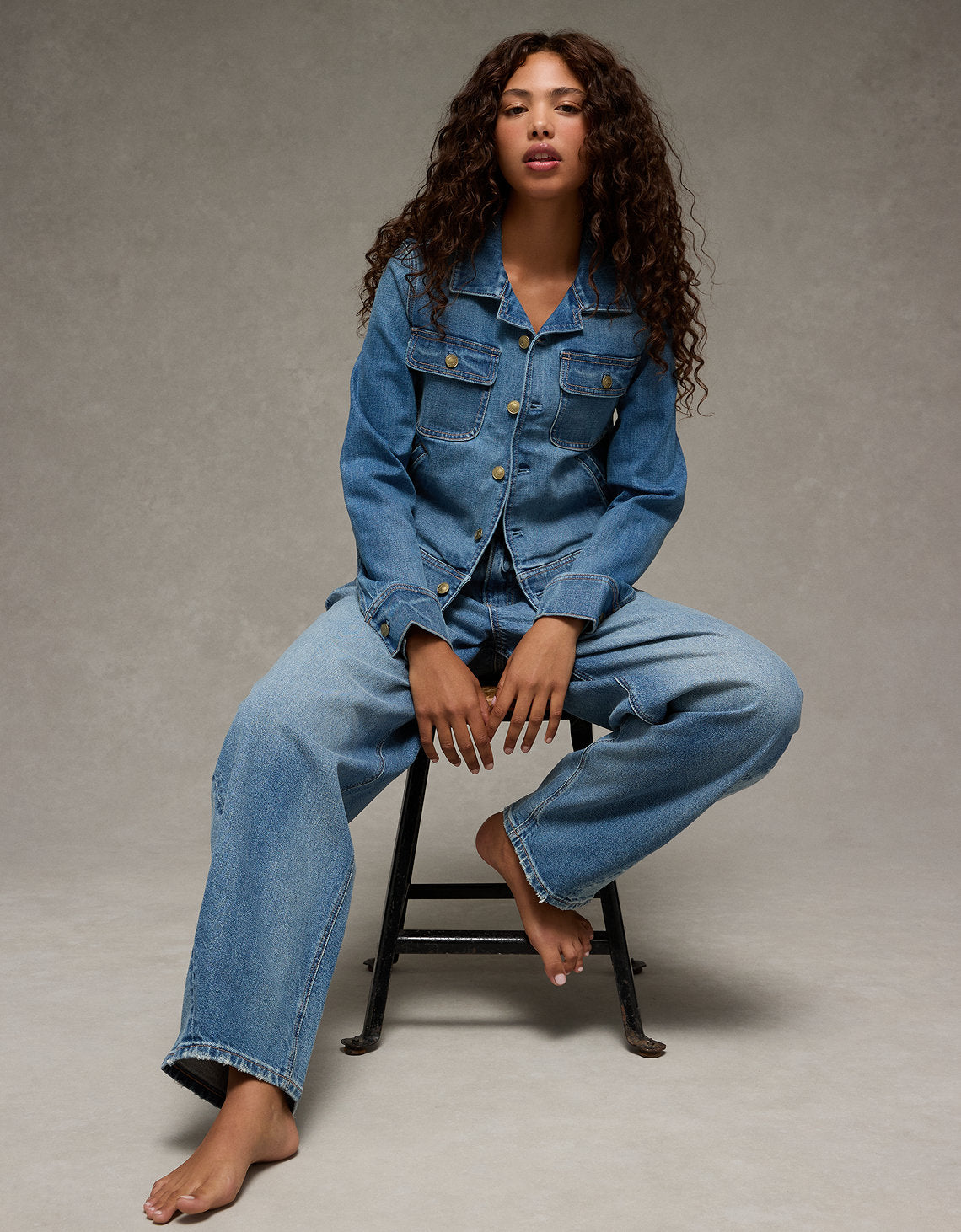 Chaqueta en Denim Ae - Generico 0383_3703_915_os