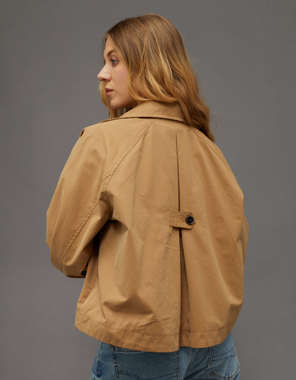 Chaqueta Varsity Bomber Ae - Caqui