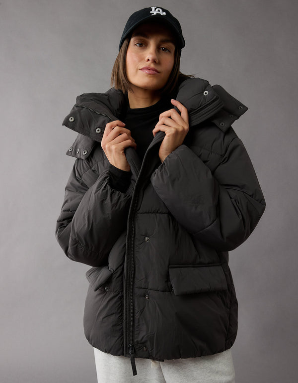 Parka con capucha Mujer AE - Generico