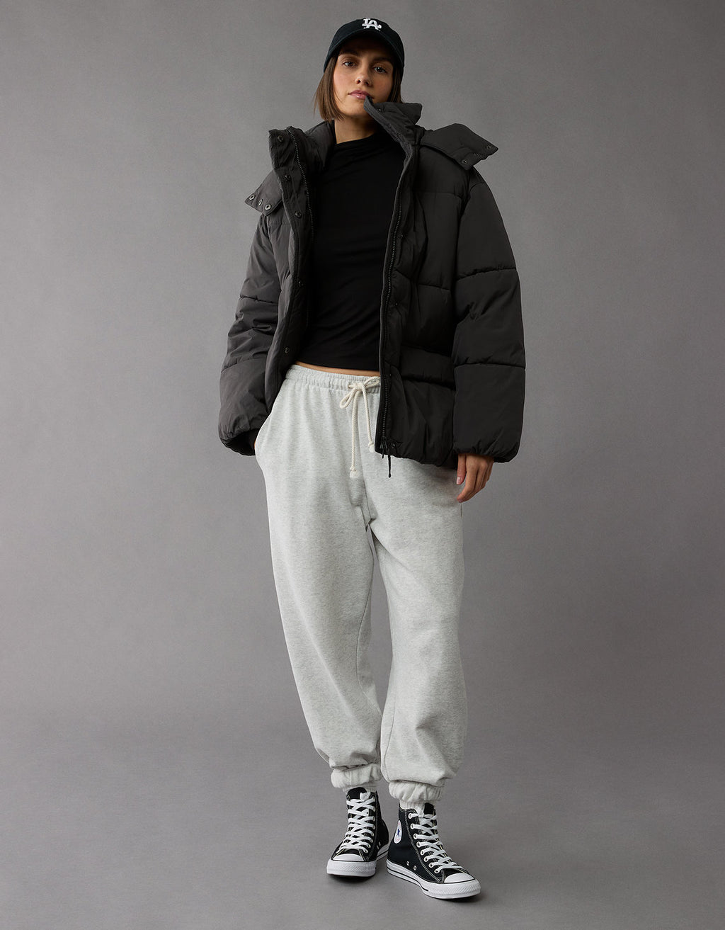 Parka con capucha Mujer AE - Generico 0387_3585_050_os