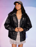 Domelipa x Ae Chaqueta Tipo Bomber Oversized - Negro 0387_3757_001_of