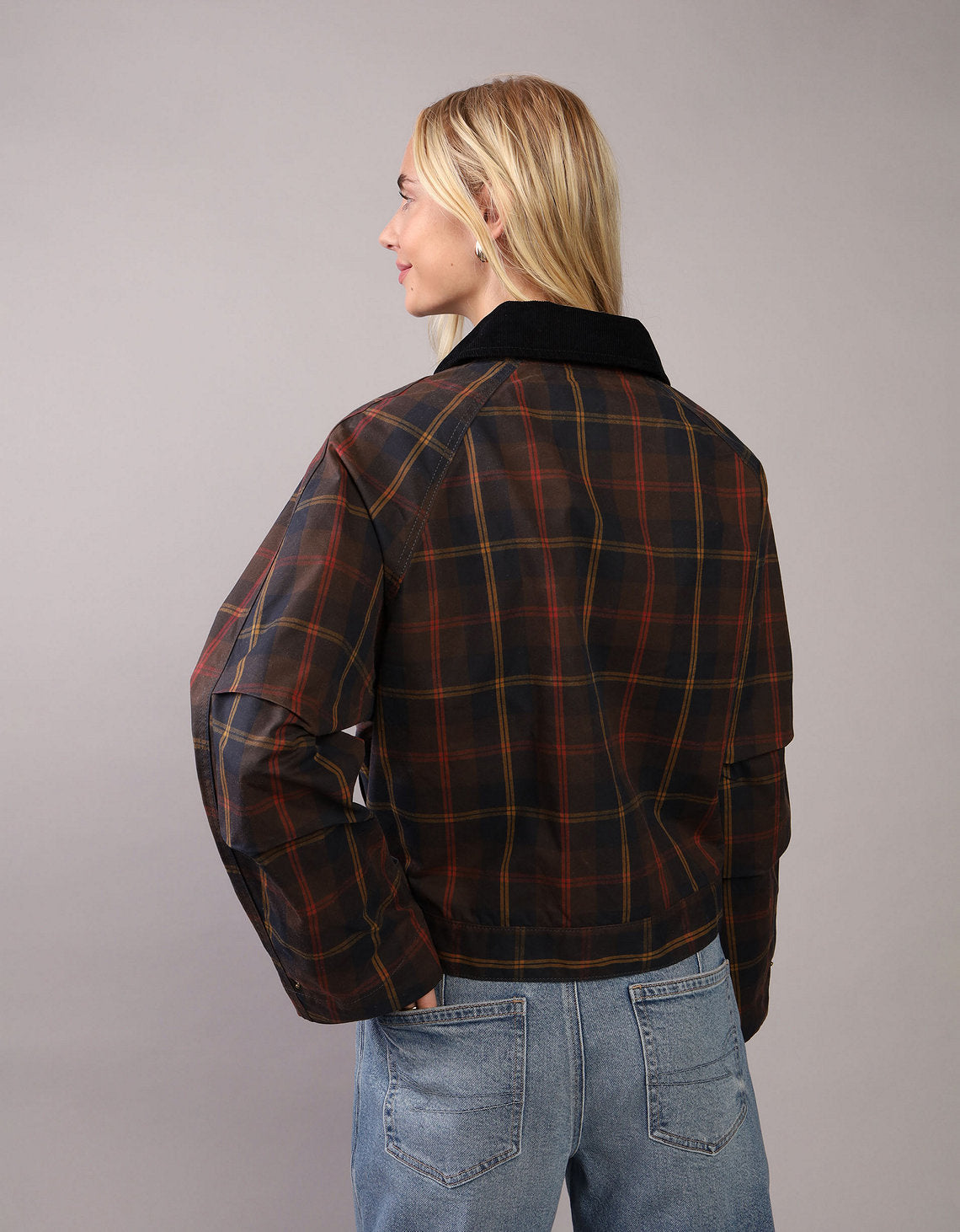 Chaqueta Utility Recortada Ae - Azul 0387_3761_410_ob