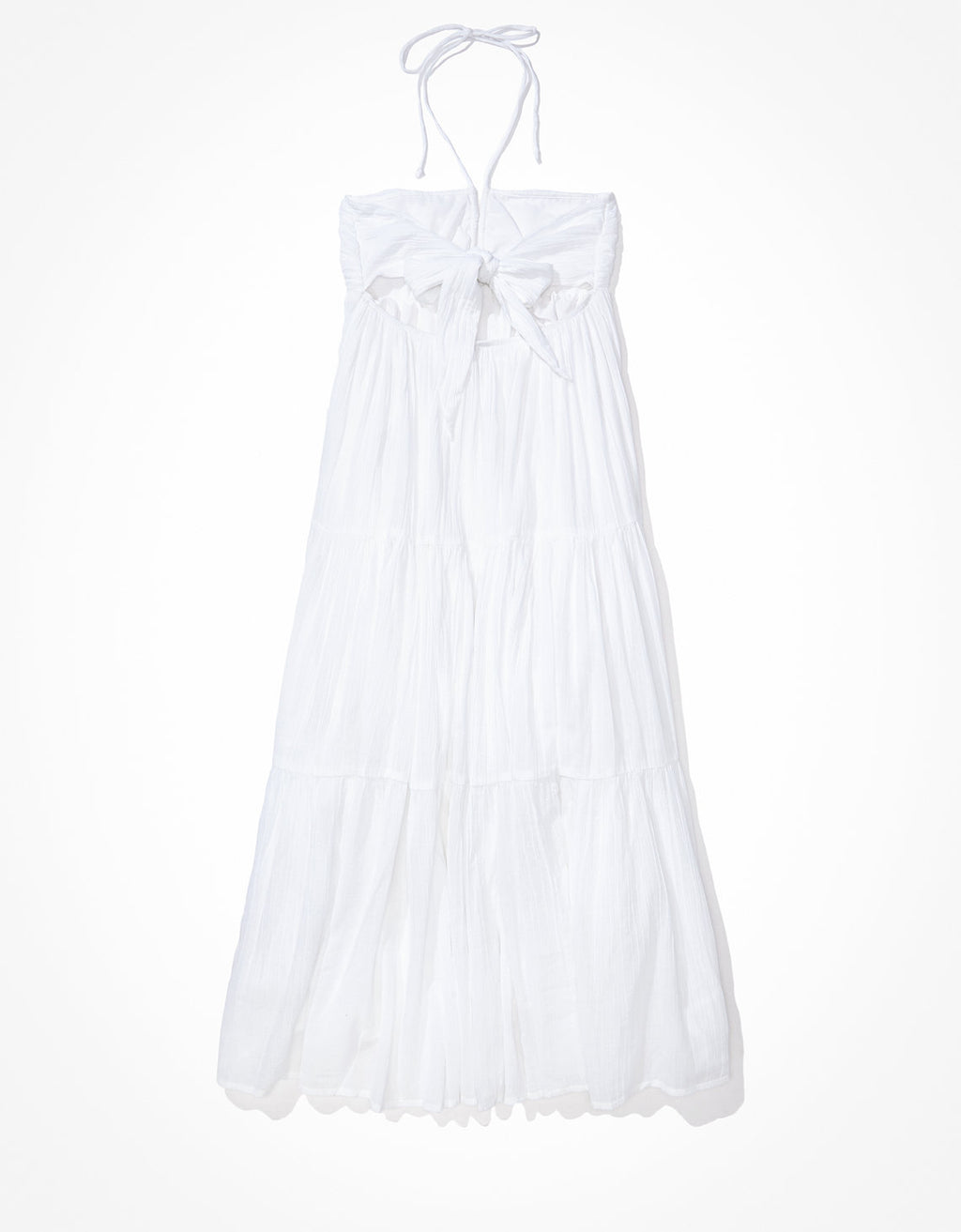 Vestido AE Maxi cuello halter - Blanco 0395_7146_100_b