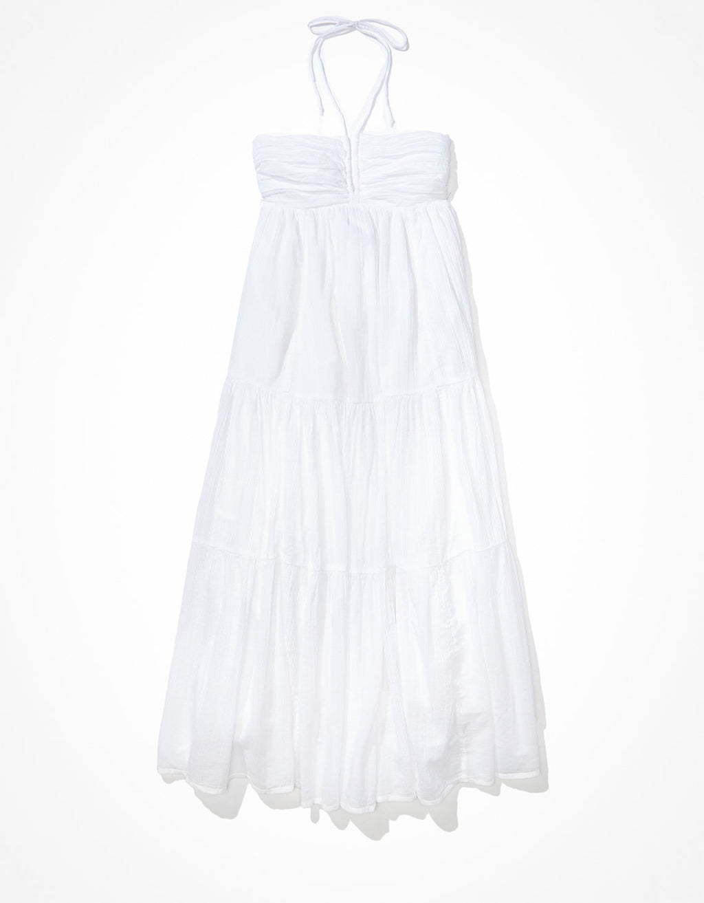 Vestido AE Maxi cuello halter - Blanco 0395_7146_100_f