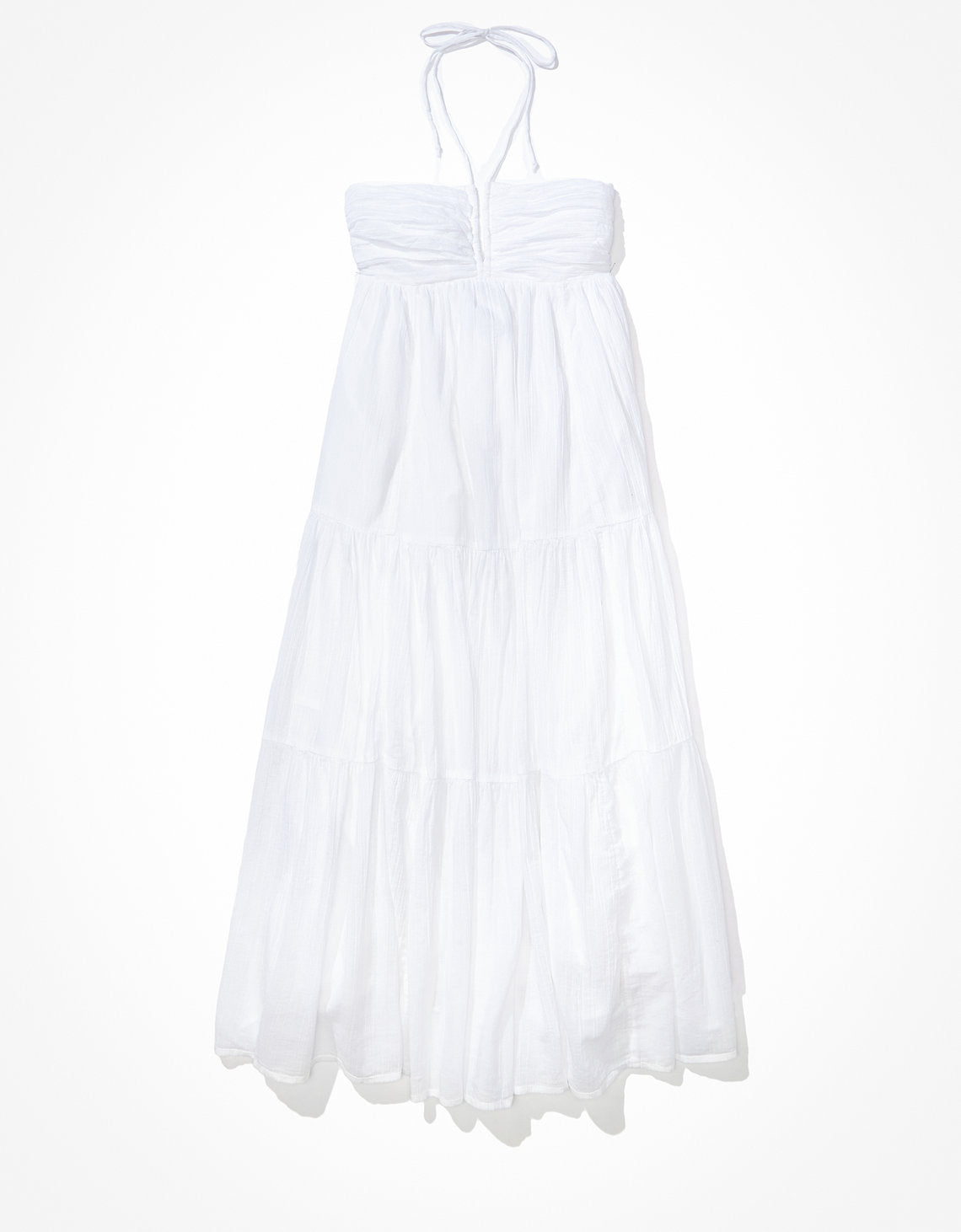 Vestido AE Maxi cuello halter - Blanco 0395_7146_100_f