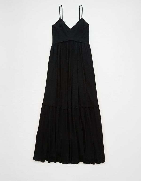 Vestido AE largo de Mujer - Negro