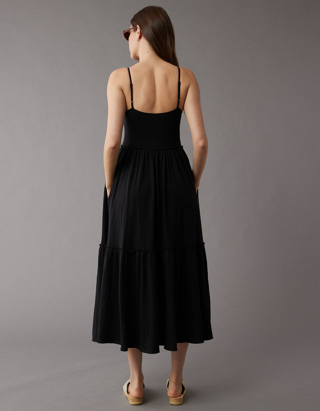 Vestido AE largo de Mujer - Negro 0395_7627_001_os