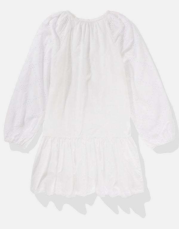 Vestido tipo Camisa Mujer AE - Blanco