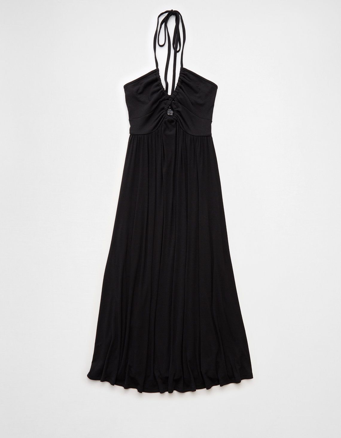 Vestido Halter Midi Ae - Negro 0395_8651_001_f