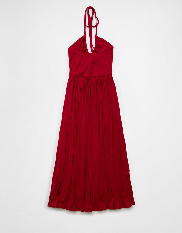 Vestido Halter Midi Ae - Morado