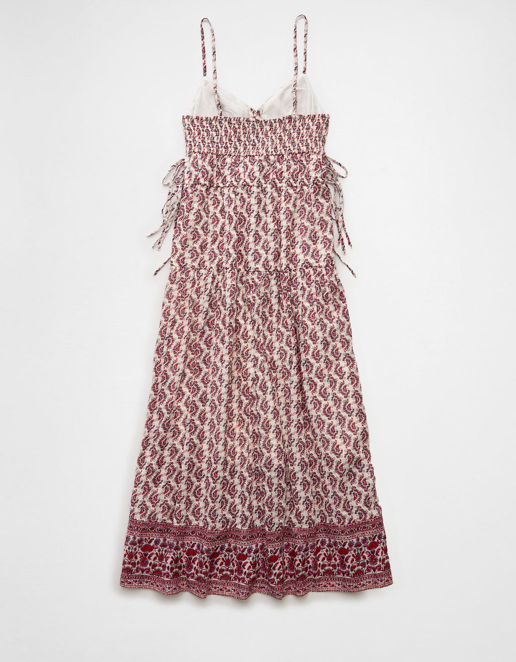 Vestido Midi con Escote V Ae - Morado 0395_8677_669_b