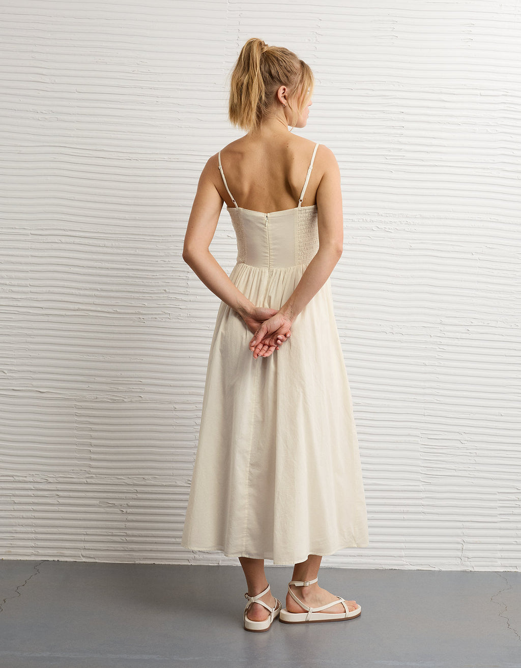 Vestido Midi con Encaje Ae Bella - Generico 0395_9037_131_ob