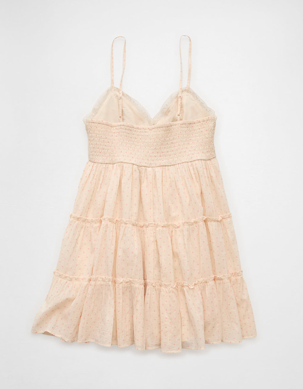 Vestido mini de muñeca con volantes y cuello en V - Generico 0395_9075_207_b
