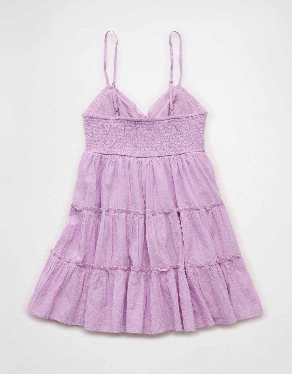 Vestido mini de muñeca con volantes y cuello en V - Generico 0395_9075_530_b