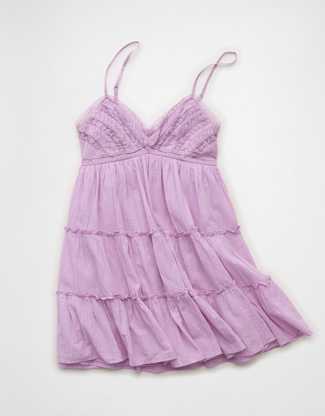 Vestido mini de muñeca con volantes y cuello en V - Generico 0395_9075_530_f