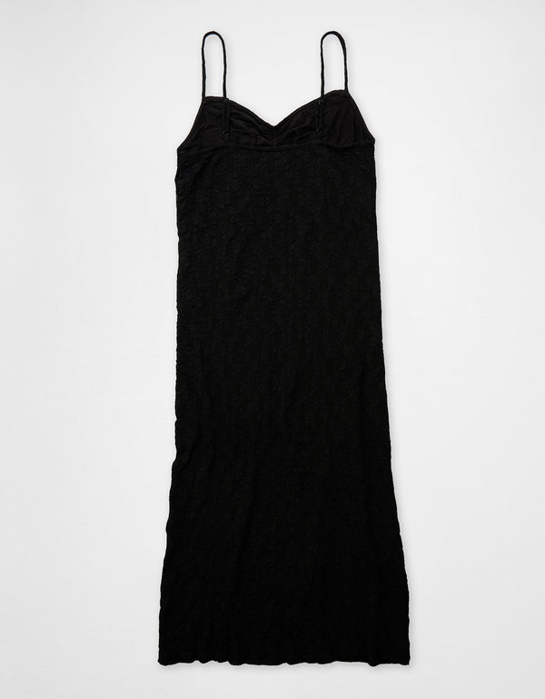 Domelipa x Ae Vestido Midi Ceñido - Negro