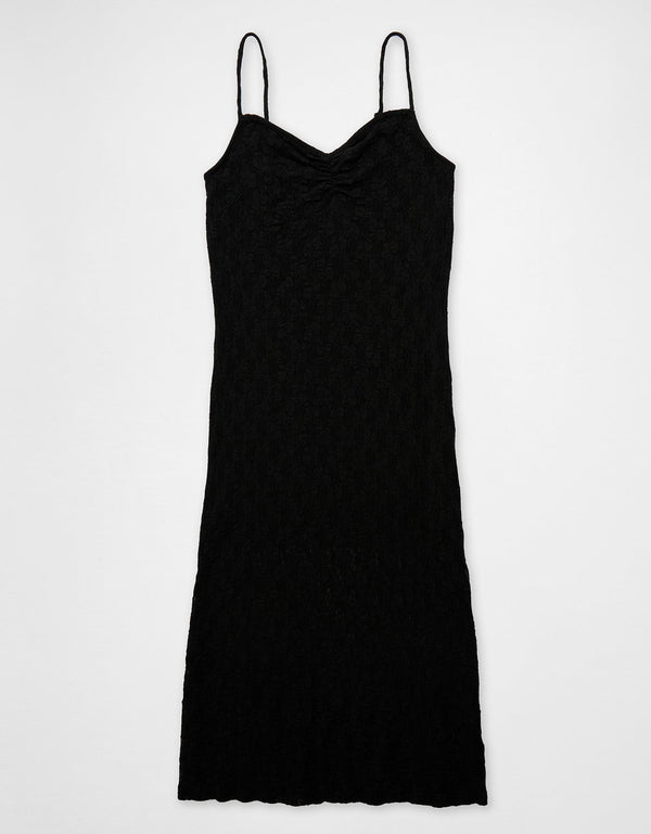 Domelipa x Ae Vestido Midi Ceñido - Negro