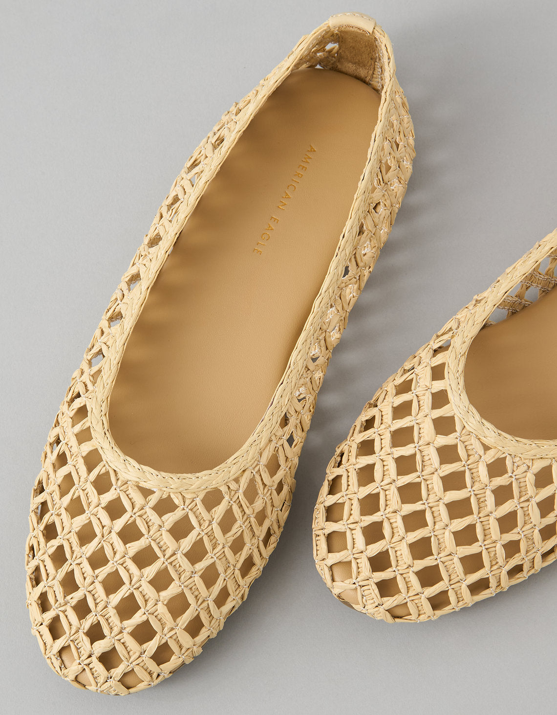 Zapato tipo Bailarina en Raffia Ae - Generico 0419_7208_109_b