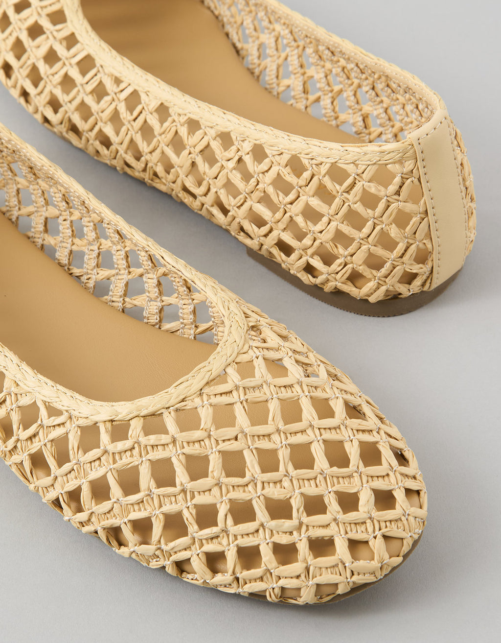 Zapato tipo Bailarina en Raffia Ae - Generico 0419_7208_109_d1