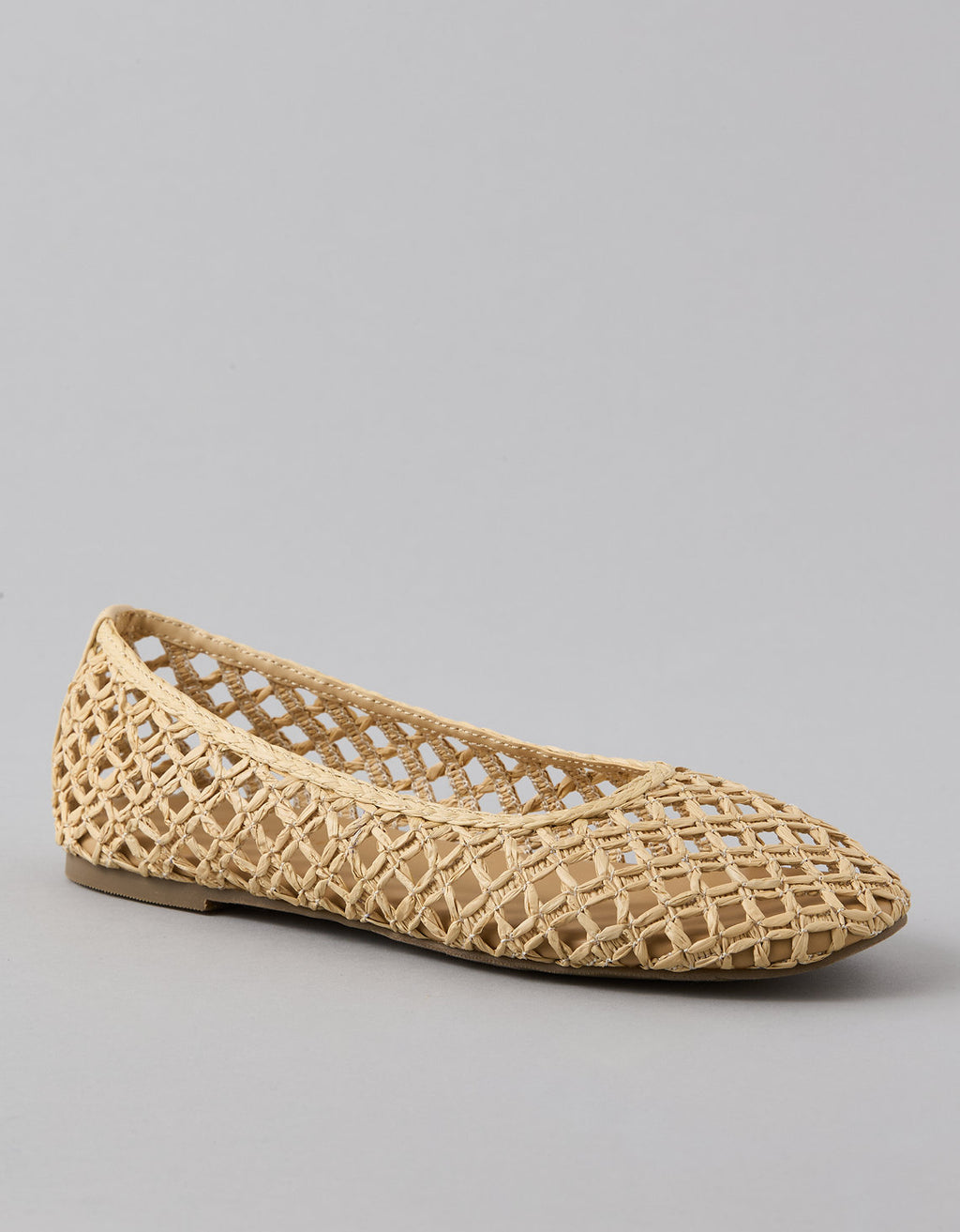 Zapato tipo Bailarina en Raffia Ae - Generico 0419_7208_109_f