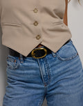 Cinturón de cuero Mujer AE - Negro 0423_7470_001_l1