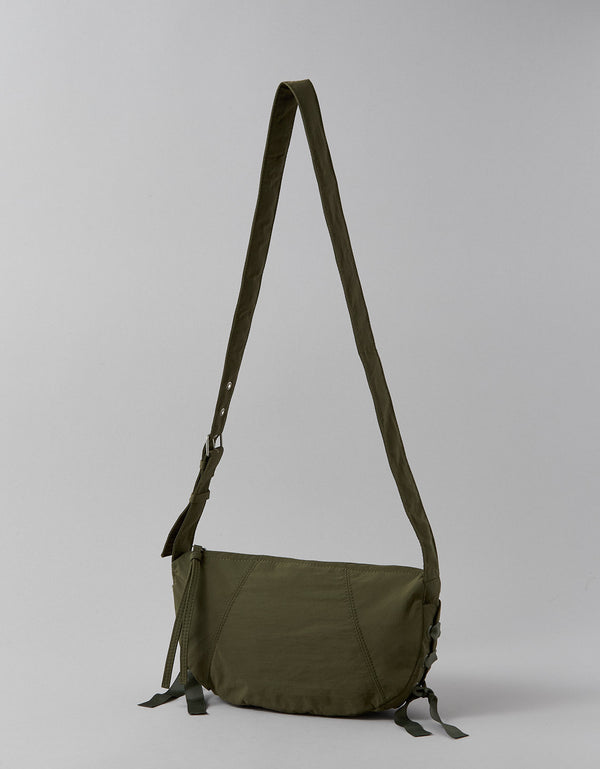 Mini Bolso Safari Tipo Slouch para Mujer - Verde