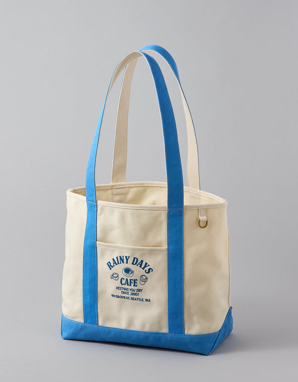 Tote Bag Rainy Day Coffe Ae - Azul