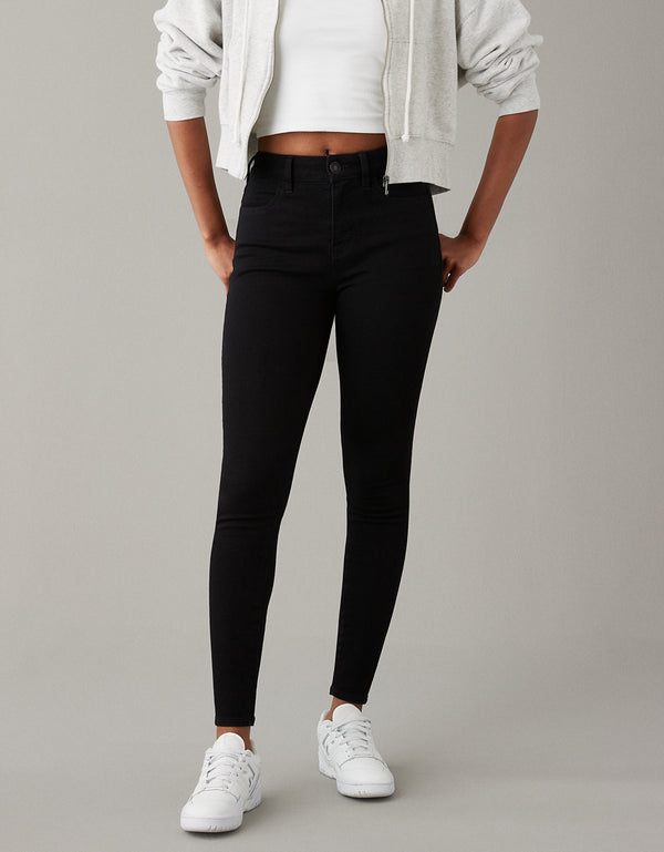 AE Dream Jegging Super Alto - Negro