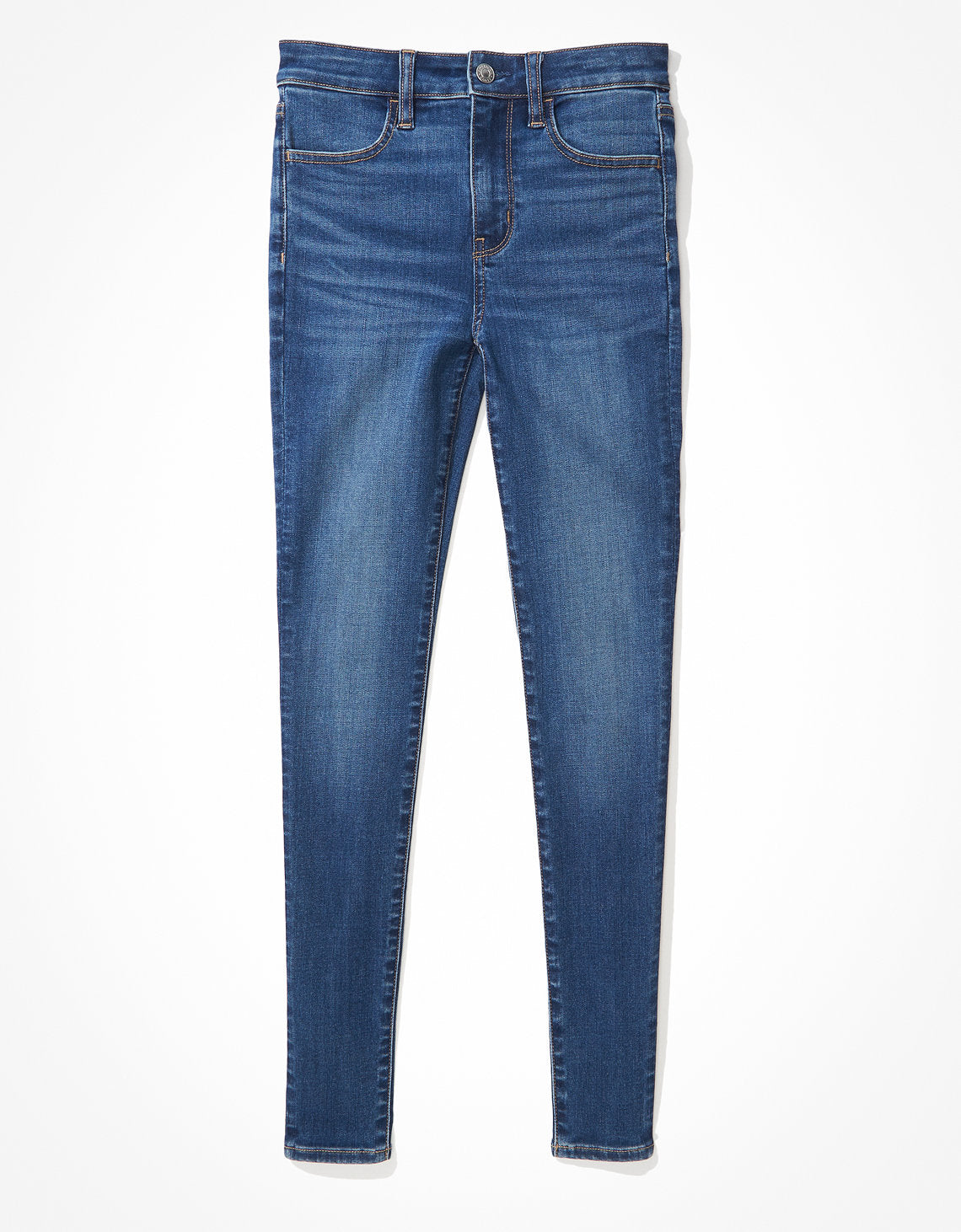 Jegging Ae  Next Level de cintura alta - Azul 0433_3962_423_f