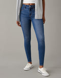 Jegging Ae  Next Level de cintura alta - Azul 0433_3962_423_of