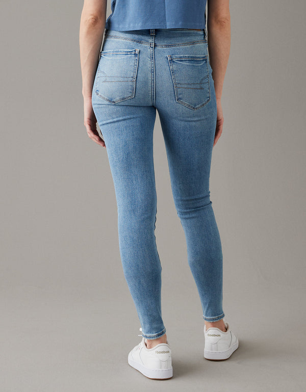 Jean AE Jegging  tiro alto, Ne(x)t Level - Azul