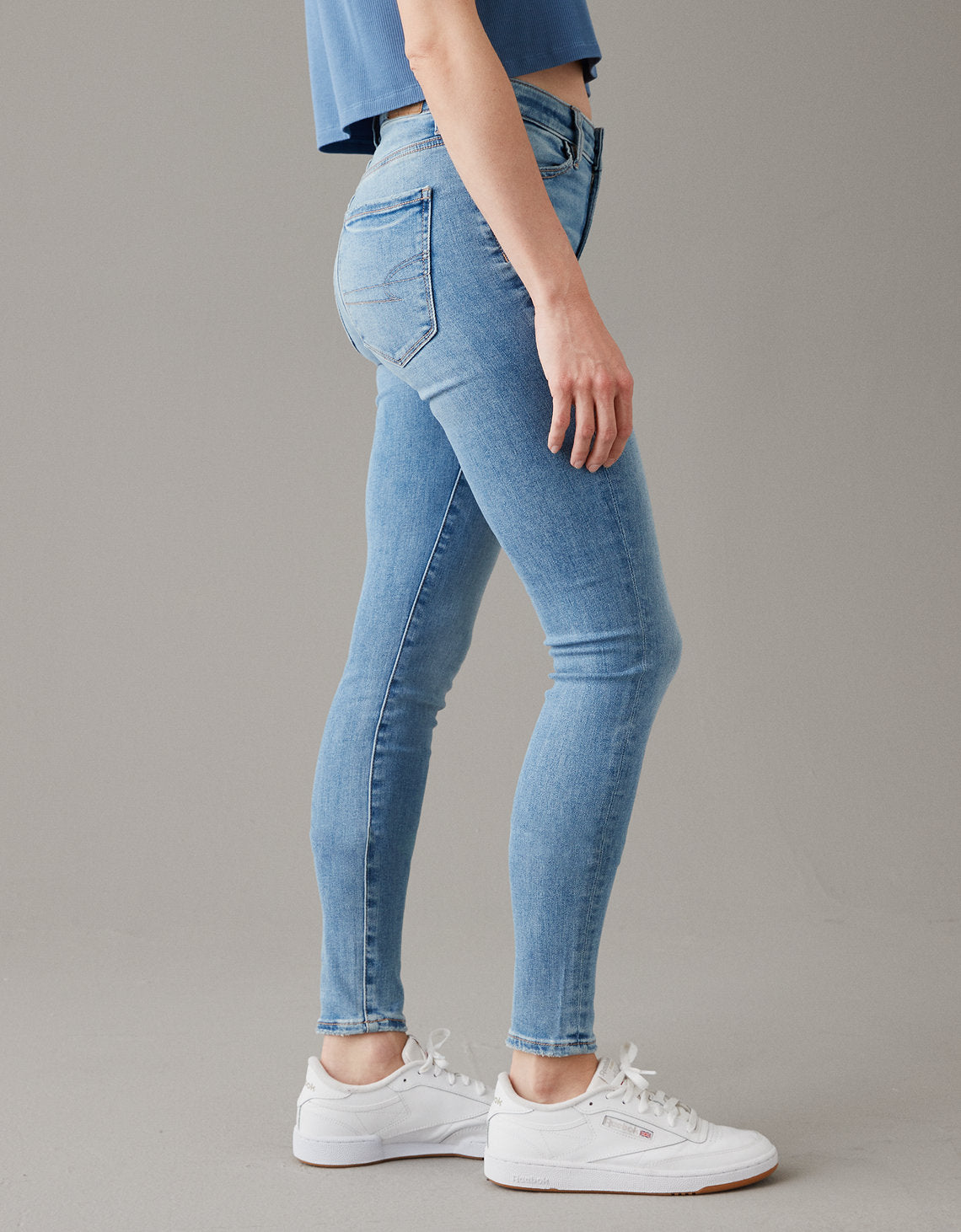 Jean AE Jegging  tiro alto, Ne(x)t Level - Azul 0433_4603_488_os