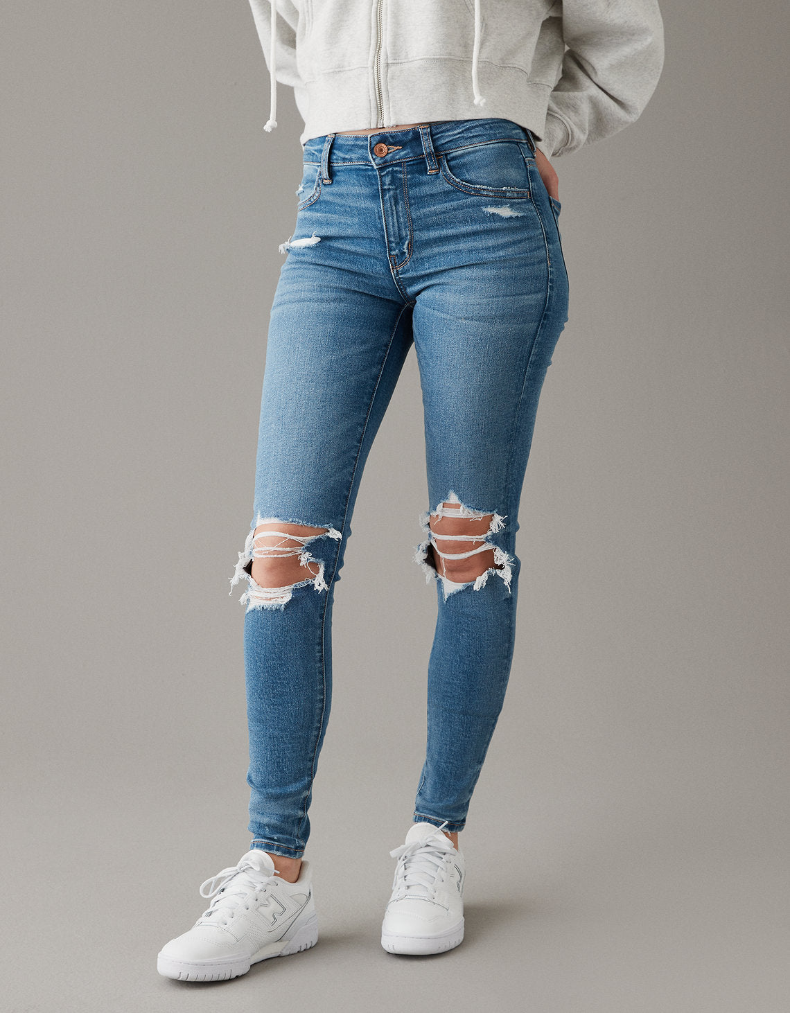 Jegging Ae Next Level de talle alto con rotos - Generico 0433_4780_953_of