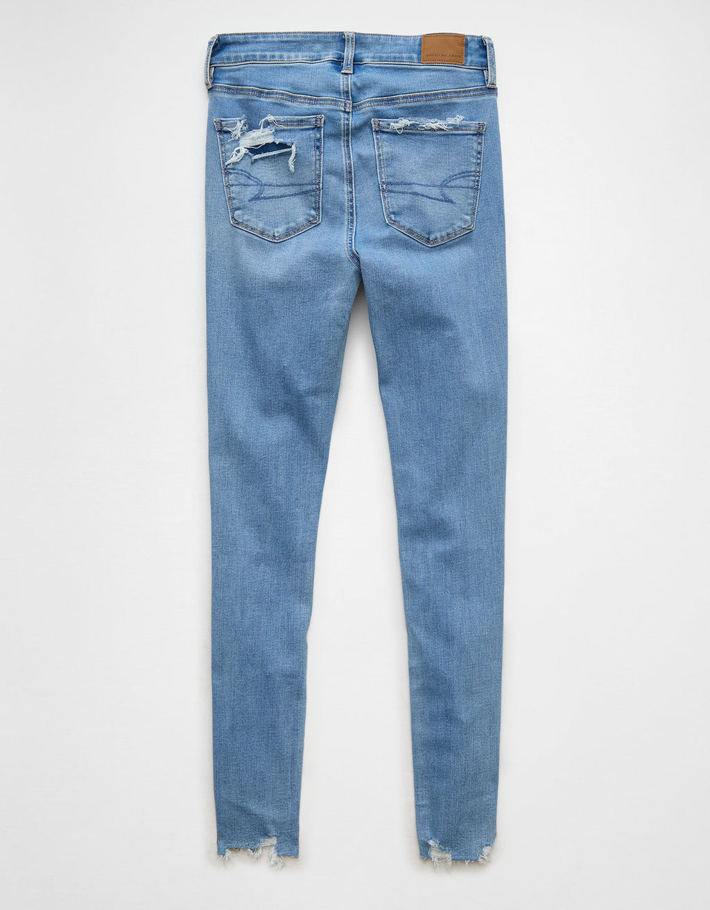 Jegging Tiro Alto con rotos Mujer AE - Azul 0433_5236_947_b