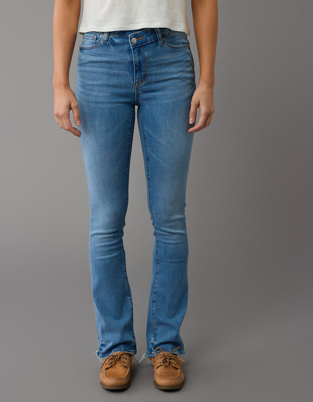 Jean Skinny Kick de Talle Alto Mujer AE - Azul 0434_5276_938_of