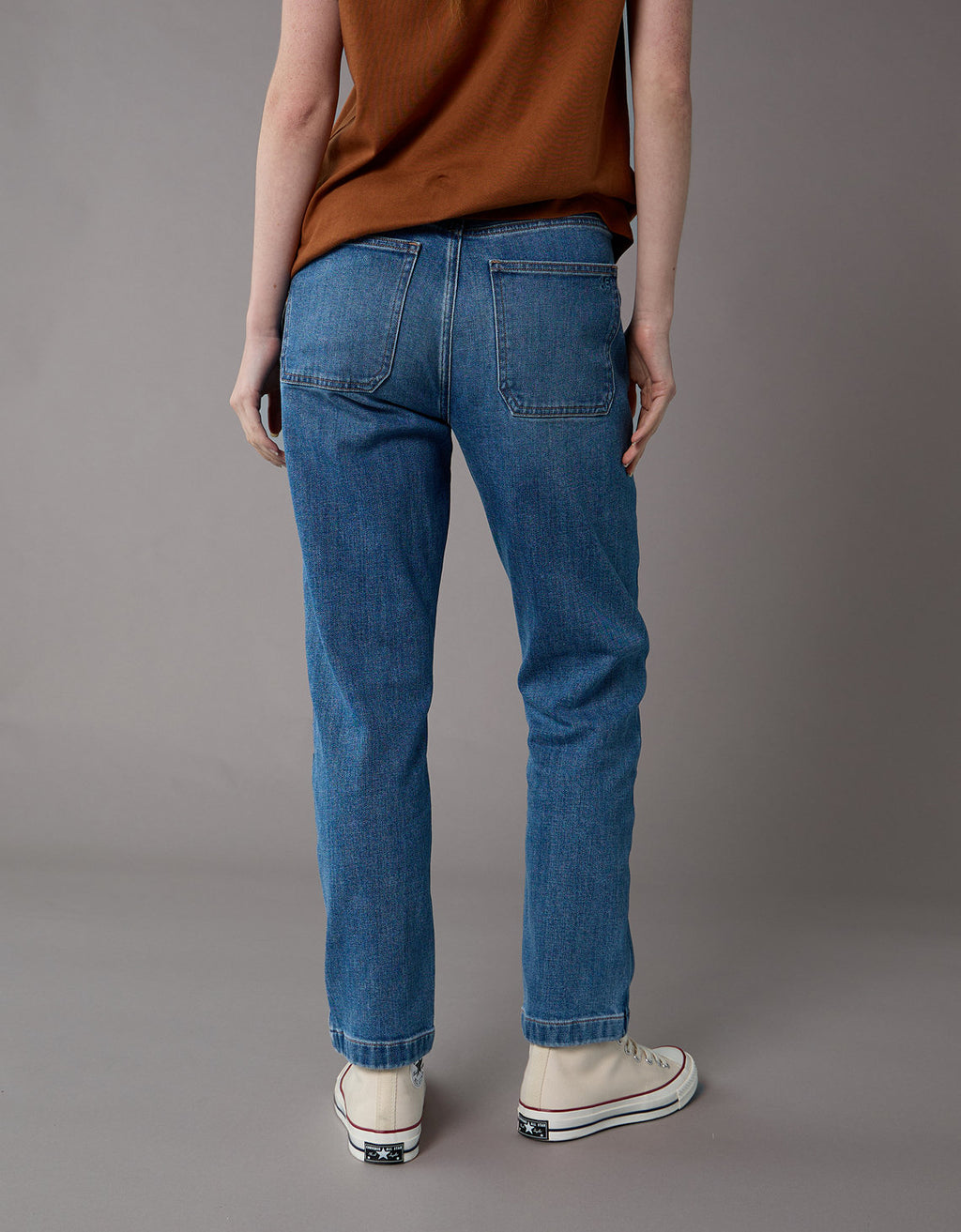 Jean Straight Ankle Tiro Alto Ae - Generico 0435_5761_851_ob