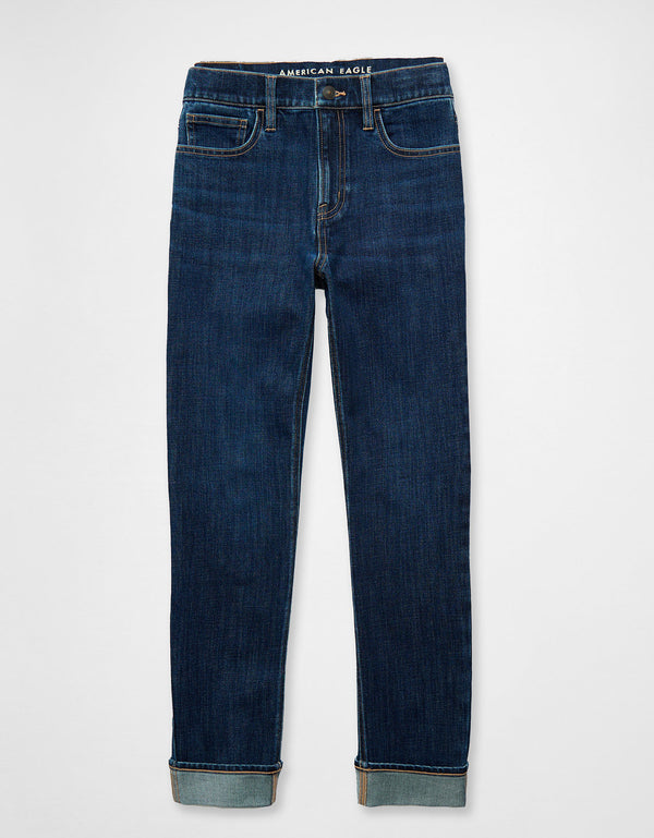 Jean Straight Ankle Tiro Alto Ae - Generico
