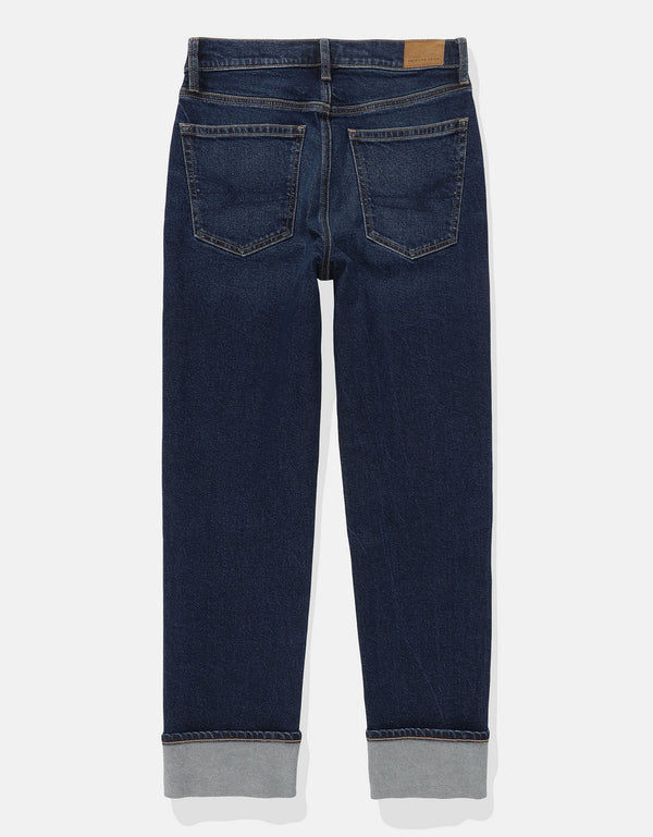 Jean Straight Ankle de Tiro Alto Ae - Generico