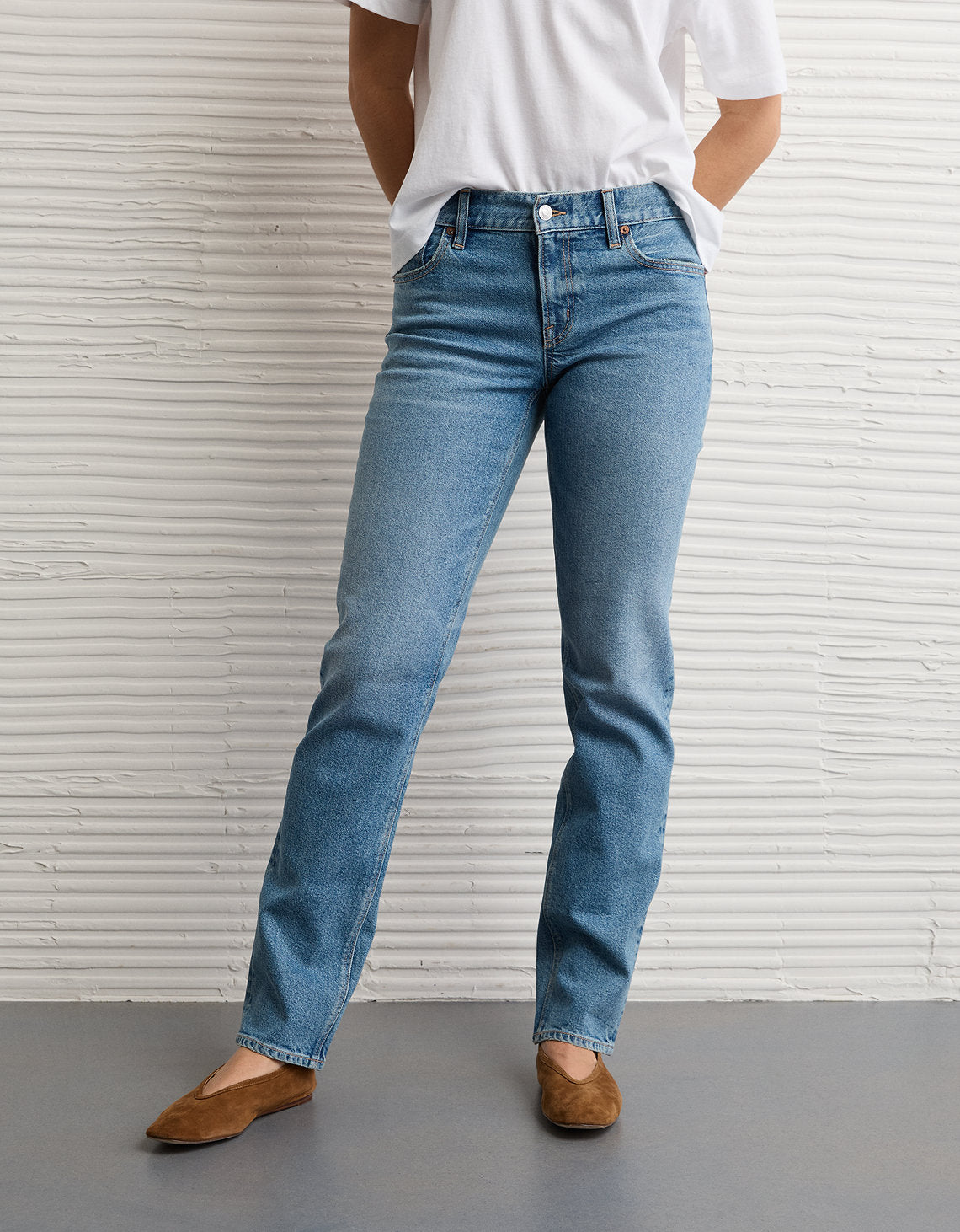 Jean Straight Tiro Alto Ae - Generico 0435_6010_851_of