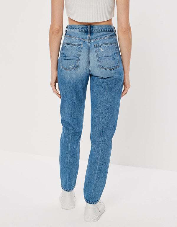 Jean AE High-waisted Slim - Azul