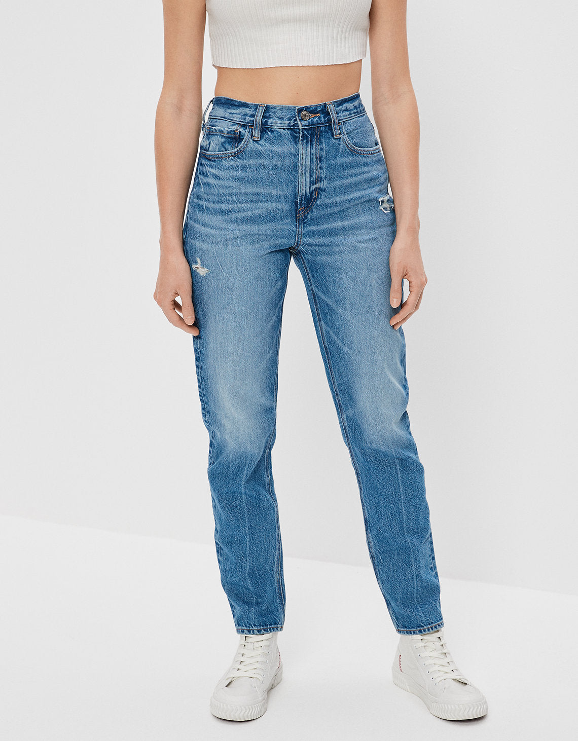 Jean AE High-waisted Slim - Azul 0436_4427_471_of