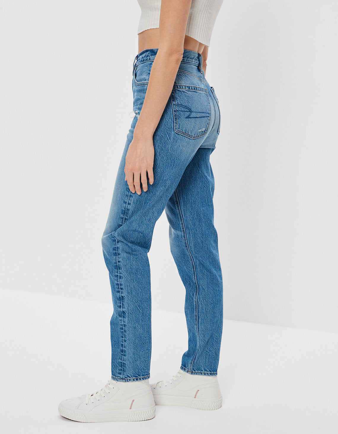 Jean AE High-waisted Slim - Azul 0436_4427_471_os