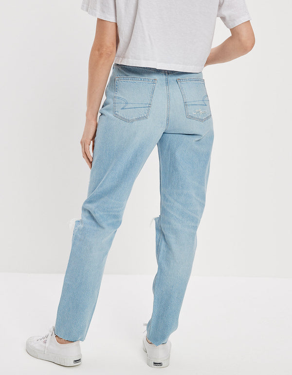 Jean AE High-waisted Slim - Azul