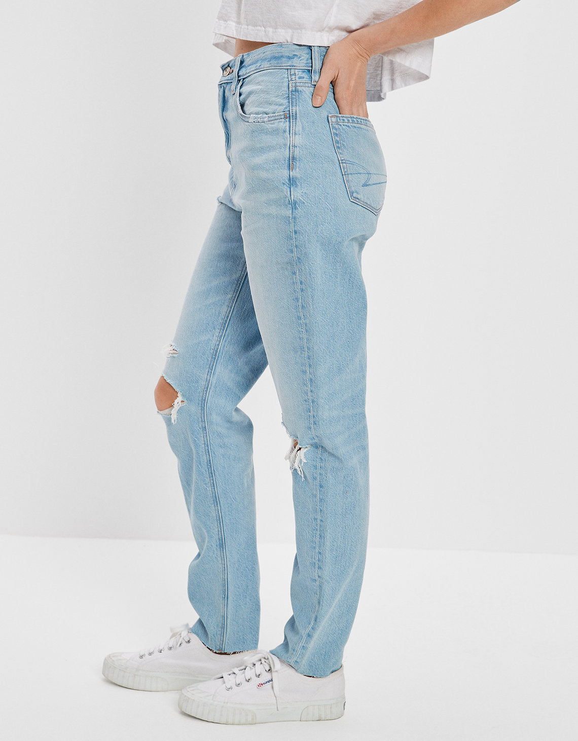 Jean AE High-waisted Slim - Azul 0436_4428_893_os